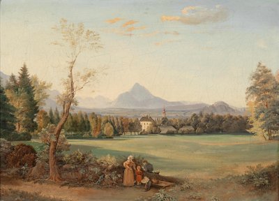 View of Hohensalzburg Fortress from Aigen by Josef Mayburger